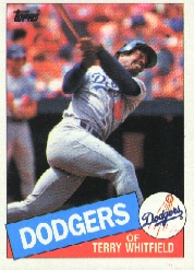 1985 Topps Baseball Cards      031      Terry Whitfield